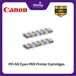 Load image into Gallery viewer, PFI-50 Cyan PRO Printer Cartridges