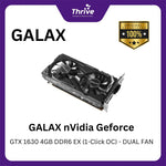 Load image into Gallery viewer, GALAX nVidia Geforce GTX 1630 4GB DDR6 EX (1-Click OC) - DUAL FAN