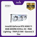 Load image into Gallery viewer, Inno3D GeForce RTX 4060 Ti 8GB GDDR6 ICHILL X3 - RGB Lighting - TRIPLE FAN - Garansi 3 Thn