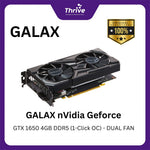 Load image into Gallery viewer, GALAX nVidia Geforce GTX 1650 4GB DDR5 (1-Click OC) - DUAL FAN