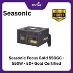 Load image into Gallery viewer, Seasonic Focus Gold 550GC - 550W - 80+ Gold Certified - 5 Years Warranty Replacement