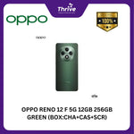 Load image into Gallery viewer, OPPO RENO 12 F 5G 12GB 256GB GREEN (BOX:CHA+CAS+SCR)