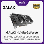 Load image into Gallery viewer, GALAX nVidia Geforce RTX 4080 SUPER 16GB GDDR6X SG (1-Click OC) - ARGB EFFECT - TRIPLE FAN -