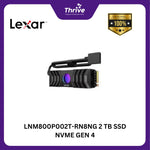 Load image into Gallery viewer, LNM800P002T-RN8NG 2 TB SSD NVME GEN 4