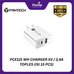 Load image into Gallery viewer, PCE121 WH CHARGER 5V / 2,4A TOPLES (ISI 15 PCS)