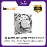 Load image into Gallery viewer, be quiet! Silent Wings PRO 4 White Version - 120mm PWM - Legendary Silence, Epic Performance and Features