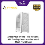 Load image into Gallery viewer, Antec P20C WHITE - Mid-Tower E-ATX Gaming Case - Massive Metal Mesh Front Panel - 4mm Tempered Glass Side Panel - Type-C 3.2 Gen 2 Ready - FREE 3PCS 120mm PWM White Fans
