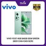 Load image into Gallery viewer, VIVO Y03T 4GB 64GB GEM GREEN (BOX CHA+CAS+SCR)
