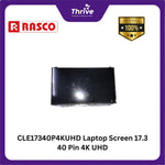 Load image into Gallery viewer, CLE17340P4KUHD Laptop Screen 17.3 40 Pin 4K UHD B173ZAN01.0 / LQ173D1JW31