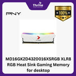 Load image into Gallery viewer, MD16GK2D4320016XSRGB XLR8 RGB Heat Sink Gaming Memory for desktop