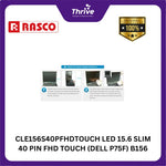 Load image into Gallery viewer, CLE156S40PFHDTOUCH LED 15.6 SLIM 40 PIN FHD TOUCH (DELL P75F) B156HTK01.0