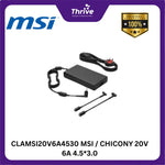 Load image into Gallery viewer, CLAMSI20V6A4530 MSI / CHICONY 20V 6A 4.5*3.0