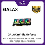 Load image into Gallery viewer, GALAX nVidia Geforce RTX 2060 SUPER 8GB DDR6 GAMER (1-Click OC) - TRIPLE 80mm RGB FAN