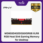 Load image into Gallery viewer, MD8GSD4320016XSRGB XLR8 RGB Heat Sink Gaming Memory for desktop