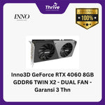 Load image into Gallery viewer, Inno3D GeForce RTX 4060 8GB GDDR6 TWIN X2 - DUAL FAN - Garansi 3 Thn
