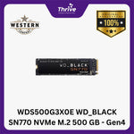 Load image into Gallery viewer, WDS500G3X0E WD_BLACK SN770 NVMe M.2 500 GB - Gen4
