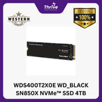 Load image into Gallery viewer, WDS400T2X0E WD_BLACK SN850X NVMe™ SSD 4TB