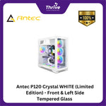 Load image into Gallery viewer, Antec P120 Crystal WHITE (Limited Edition) - Front & Left Side Tempered Glass - Aluminum VGA Holder - Slide Button Side Panel