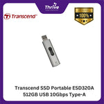 Load image into Gallery viewer, Transcend SSD Portable ESD320A 512GB USB 10Gbps Type-A