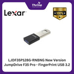 Load image into Gallery viewer, LJDF35P128G-RNBNG New Version JumpDrive F35 Pro - FingerPrint USB 3.2.