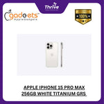 Load image into Gallery viewer, APPLE IPHONE 15 PRO MAX 256GB WHITE TITANIUM GRS RSMI INDONESIA DIGIMAP
