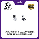Load image into Gallery viewer, LIANLI UNIFAN TL LCD 120 REVERSE BLADE & NON REVERSE BLADE : TL 120 LCD TRIPLE PACK BLACK & WHITE