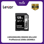 Load image into Gallery viewer, LMS1066128G-BNANG MicroSD Proffesional 1066x 160MB/s