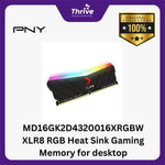 Load image into Gallery viewer, MD16GK2D4320016XRGBW XLR8 RGB Heat Sink Gaming Memory for desktop