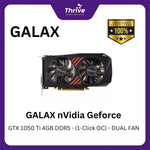 Load image into Gallery viewer, GALAX nVidia Geforce GTX 1050 Ti 4GB DDR5 - (1-Click OC) - DUAL FAN