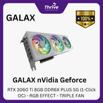 Load image into Gallery viewer, GALAX nVidia Geforce RTX 3060 Ti 8GB DDR6X PLUS SG (1-Click OC) - RGB EFFECT - TRIPLE FAN -