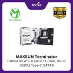 Load image into Gallery viewer, MAXSUN Terminator B760M D5 WIFI (LGA1700, B760, DDR5, USB3.2 Type-C, SATA3)