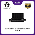 Load image into Gallery viewer, LIANLI PCI-E 4.0 x16 RISER CABLE BLACK