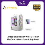 Load image into Gallery viewer, Antec DF700 FLUX WHITE - F-LUX Platform - Mesh Front & Top Panel - 4mm Tempered Glass Side Panel - FREE 3 PCS 12CM ARGB FANS + 2 PCS 12CM FAN