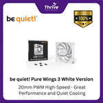 Load image into Gallery viewer, be quiet! Pure Wings 3 White Version - 120mm PWM High-Speed - Great Performance and Quiet Cooling