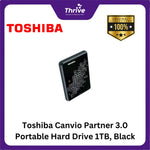 Load image into Gallery viewer, Toshiba Canvio Partner 3.0 Portable Hard Drive 1TB, Black