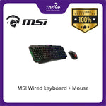 Load image into Gallery viewer, MSI Wired keyboard + Mouse