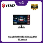 Load image into Gallery viewer, MSI LED MONITOR MAG275QF 27 WQHD