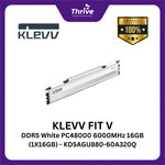 Load image into Gallery viewer, KLEVV FIT V DDR5 White PC48000 6000MHz 16GB (1X16GB) - KD5AGU880-60A320Q