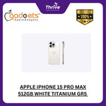 Load image into Gallery viewer, APPLE IPHONE 15 PRO MAX 512GB WHITE TITANIUM GRS RSMI INDONESIA DIGIMAP