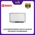 Load image into Gallery viewer, CLE173S30PFHDSPD1 LED 17.3 SLIM 40 PIN 240HZ LP173WF4SPD1
