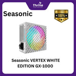 Load image into Gallery viewer, Seasonic VERTEX WHITE EDITION GX-1000 - 1000W Fully Modular - 80+ Gold Certified - ATX 3.0 Compatible - PCIe 5.0 Ready - 10 Years Warranty Replacement
