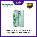 Load image into Gallery viewer, OPPO RENO 12 F 5G 12GB 512GB GREEN (BOX:CHA+CAS+SCR)