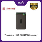 Load image into Gallery viewer, Transcend HDD 25M3 1TB iron grey
