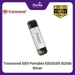 Load image into Gallery viewer, Transcend SSD Portable ESD310S 1TB Silver