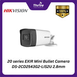 Load image into Gallery viewer, 20 series EXIR Mini Bullet Camera DS-2CD2543G2-LIS2U 2.8mm