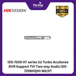 Load image into Gallery viewer, iDS-7200 XT series 1U Turbo AcuSense DVR Support TVI Two-way Audio iDS-7208HQHI-M1/XT
