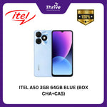 Load image into Gallery viewer, ITEL A50 3GB 64GB BLUE (BOX CHA+CAS)