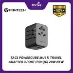 Load image into Gallery viewer, TAC1 POWERCUBE MULTI TRAVEL ADAPTER 3 PORT (PD+QC) 20W NEW