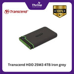 Load image into Gallery viewer, Transcend HDD 25M3 4TB iron grey