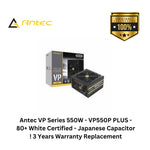 Load image into Gallery viewer, Antec VP Series 550W - VP550P PLUS - 80+ White Certified - Japanese Capacitor ! 3 Years Warranty Replacement